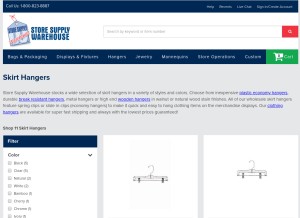 How storesupply.com looks like on a tablet such as an iPad.