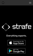 How strafe.com looks like on a mobile device such as an iPhone.