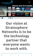 How stratnet.com looks like on a mobile device such as an iPhone.