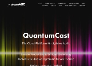 How streamabc.net looks like on a tablet such as an iPad.