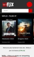 How streaming-films.fr looks like on a mobile device such as an iPhone.