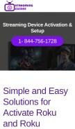 How streaminguides.com looks like on a mobile device such as an iPhone.