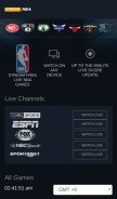 How streamnba.com looks like on a mobile device such as an iPhone.