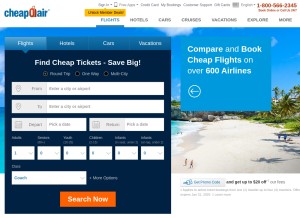 How stressfreetravel.info looks like on a tablet such as an iPad.