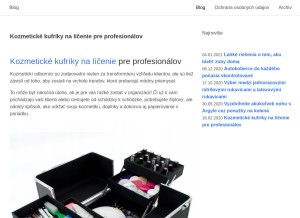 How stretni.sk looks like on a tablet such as an iPad.