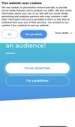 How strossle.com looks like on a mobile device such as an iPhone.