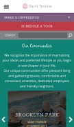 How sttheresemn.org looks like on a mobile device such as an iPhone.