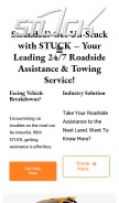 How stuck.solutions looks like on a mobile device such as an iPhone.