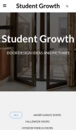 How studentgrowth.org looks like on a mobile device such as an iPhone.