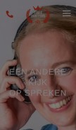 How studio-oranjeoord.nl looks like on a mobile device such as an iPhone.