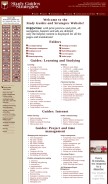 How studygs.net looks like on a mobile device such as an iPhone.