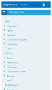 How studyres.com looks like on a mobile device such as an iPhone.