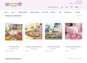 How stylemylo.com looks like on a tablet such as an iPad.