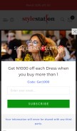 How stylestationng.com looks like on a mobile device such as an iPhone.
