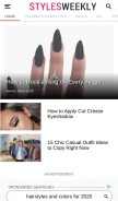 How stylesweekly.com looks like on a mobile device such as an iPhone.