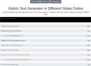 How stylish-text-generatore.blogspot.com looks like on a tablet such as an iPad.