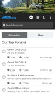 How subaruoutback.org looks like on a mobile device such as an iPhone.