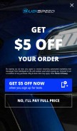How subispeed.com looks like on a mobile device such as an iPhone.