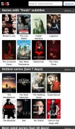 How subs4series.com looks like on a mobile device such as an iPhone.