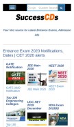 How successcds.net looks like on a mobile device such as an iPhone.