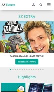 How sueddeutsche-tickets.de looks like on a mobile device such as an iPhone.