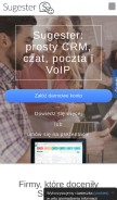 How sugester.pl looks like on a mobile device such as an iPhone.