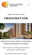 How sunasticus.com looks like on a mobile device such as an iPhone.