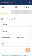 How suncountry.com looks like on a mobile device such as an iPhone.