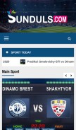 How sunduls.com looks like on a mobile device such as an iPhone.