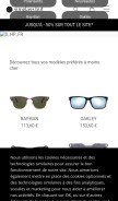 How sunglasshut.com looks like on a mobile device such as an iPhone.