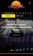 How sunlightmedia.org looks like on a mobile device such as an iPhone.