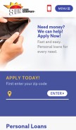 How sunloan.com looks like on a mobile device such as an iPhone.