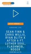 How sunshine-live.de looks like on a mobile device such as an iPhone.