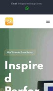 How suntechapps.com looks like on a mobile device such as an iPhone.