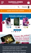 How suomalainen.com looks like on a mobile device such as an iPhone.