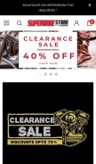 How superbikestore.in looks like on a mobile device such as an iPhone.