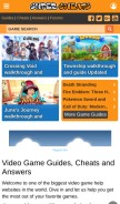 How supercheats.com looks like on a mobile device such as an iPhone.