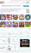 How supercoloring.com looks like on a mobile device such as an iPhone.