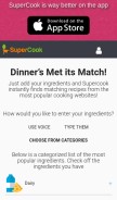How supercook.com looks like on a mobile device such as an iPhone.