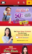 How superduperinc.com looks like on a mobile device such as an iPhone.