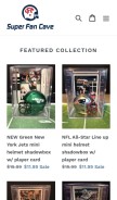 How superfancave.com looks like on a mobile device such as an iPhone.