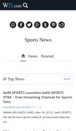 How supergoodtvlive.com looks like on a mobile device such as an iPhone.