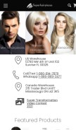 How superhairpieces.com looks like on a mobile device such as an iPhone.