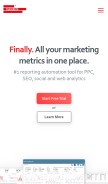 How supermetrics.com looks like on a mobile device such as an iPhone.