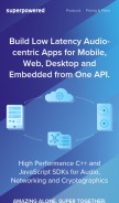 How superpowered.com looks like on a mobile device such as an iPhone.
