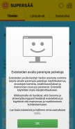 How supersaa.fi looks like on a mobile device such as an iPhone.