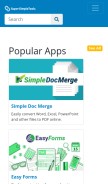 How supersimpletools.com looks like on a mobile device such as an iPhone.