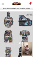 How superswagbros.com looks like on a mobile device such as an iPhone.