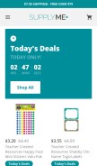 How supplyme.com looks like on a mobile device such as an iPhone.