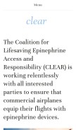 How supportclearnow.com looks like on a mobile device such as an iPhone.